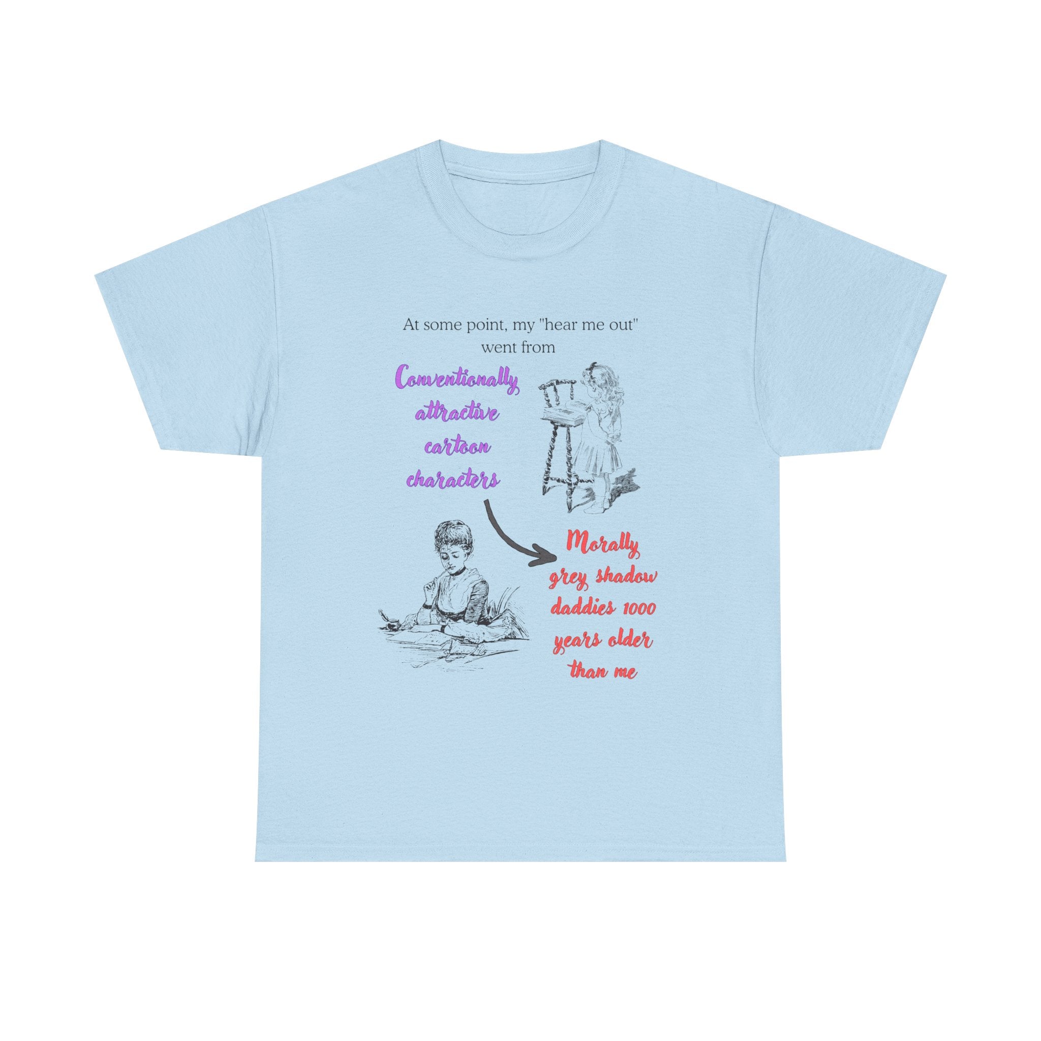 Morally Grey Shadow Daddies T-Shirt – BookTok Reader Meme Shirt | Romance Reader Humor Tee