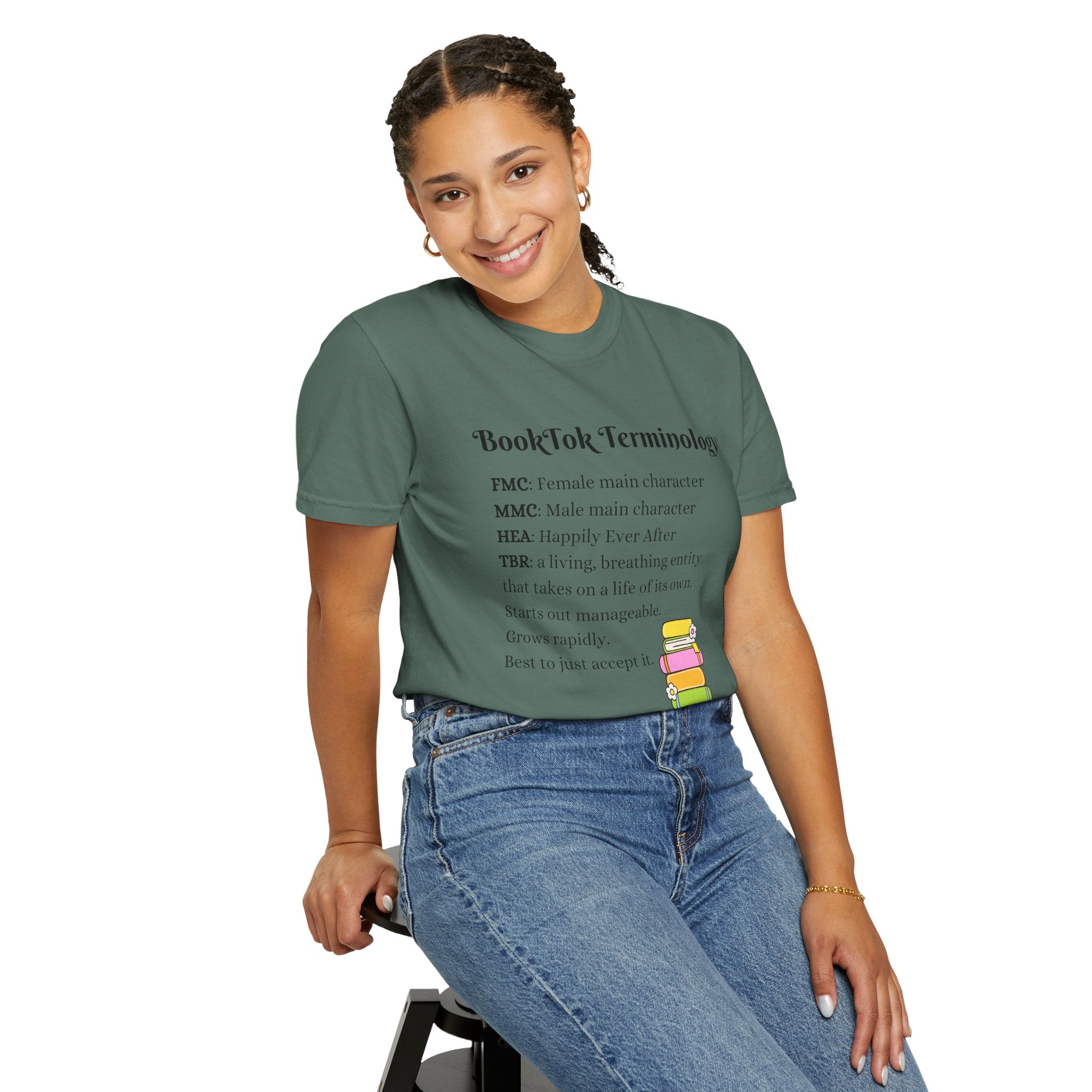 BookTok Terminology T-Shirt – Funny TBR Pile Reader Capybara Tee for Book Lovers